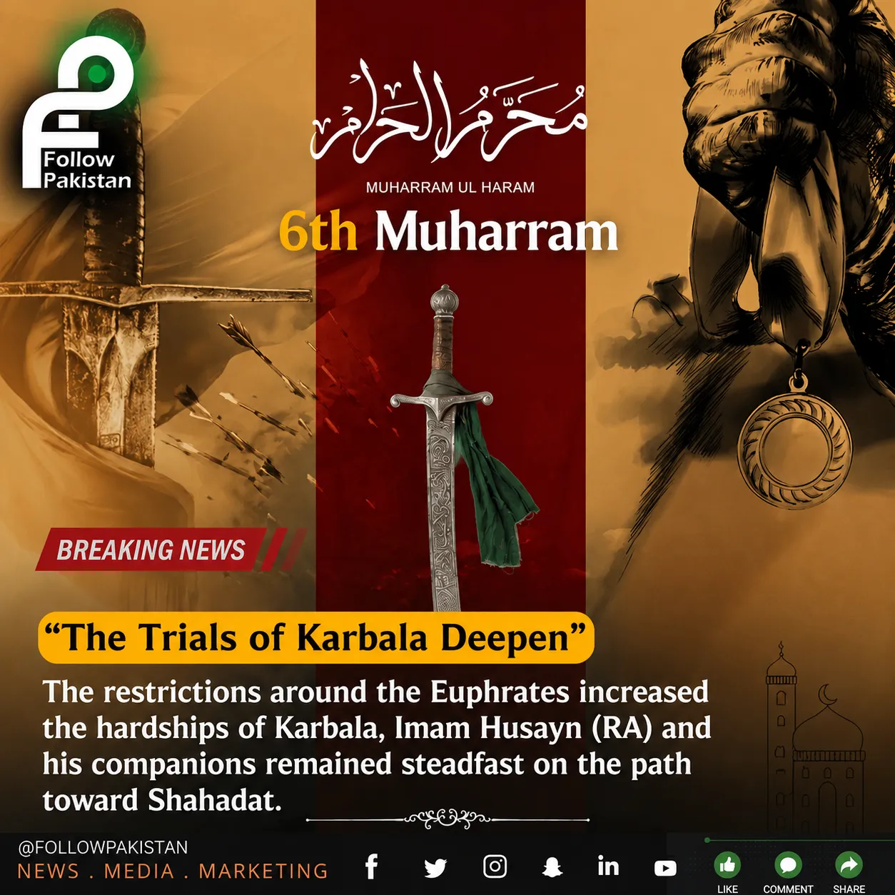 6th Muharram — The Trials of Karbala Deepen