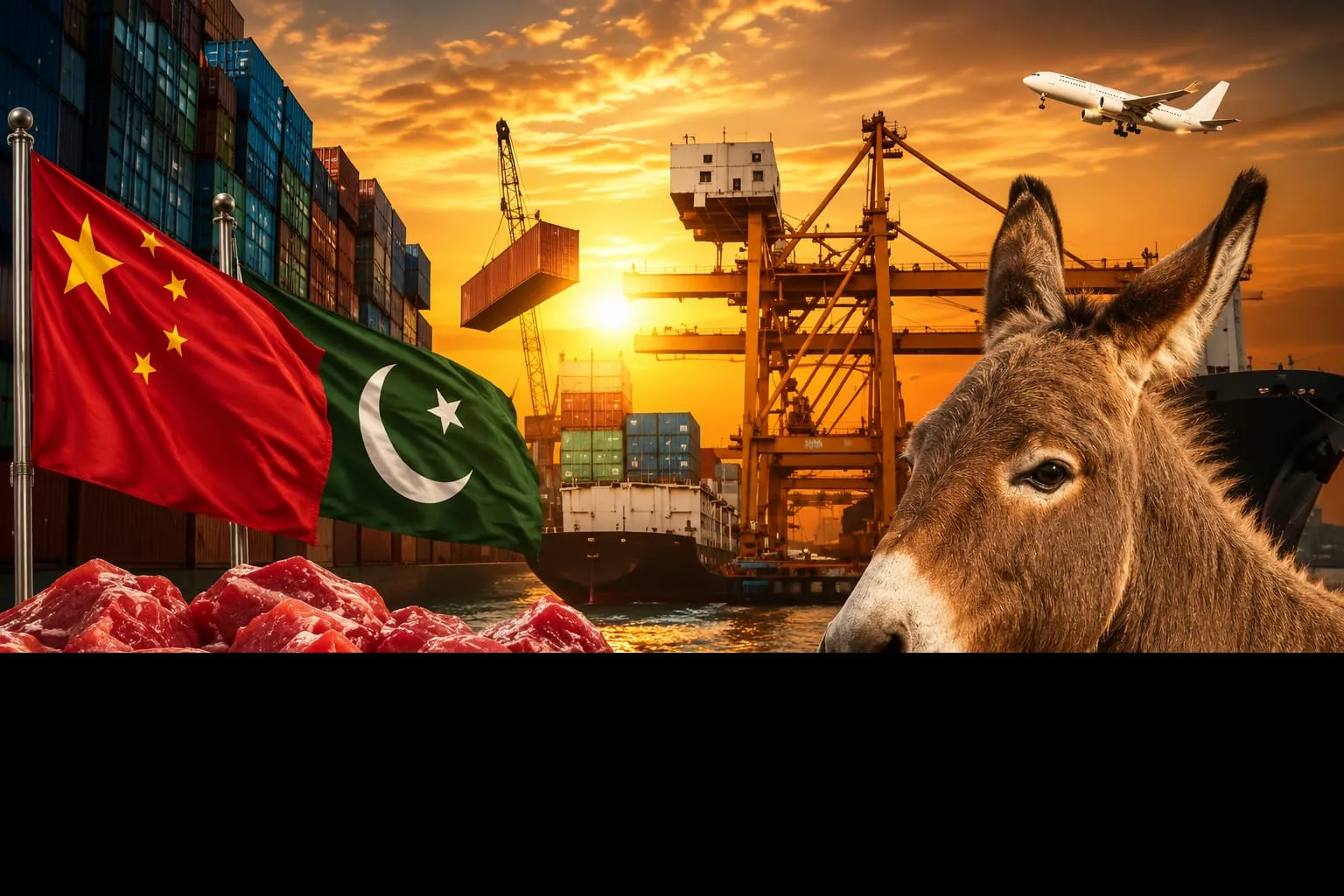 Pakistan Begins Premium Donkey Meat Exports to China Through Gwadar