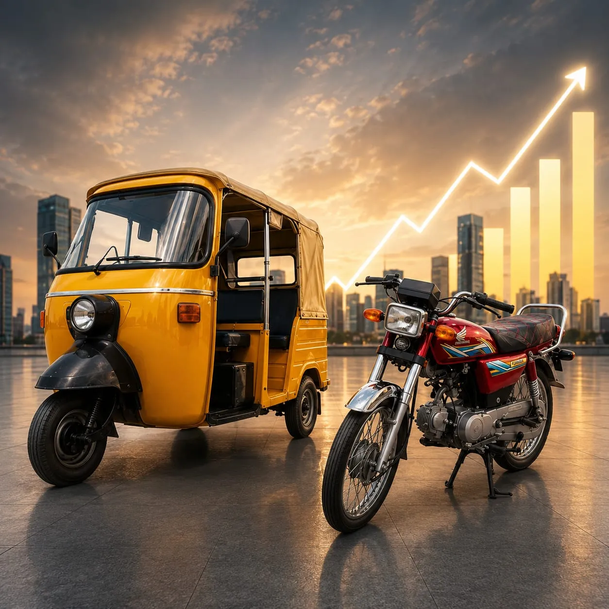 Pakistan's Motorcycle and Rickshaw Sales Hit Record 1.97 Million Units in FY26