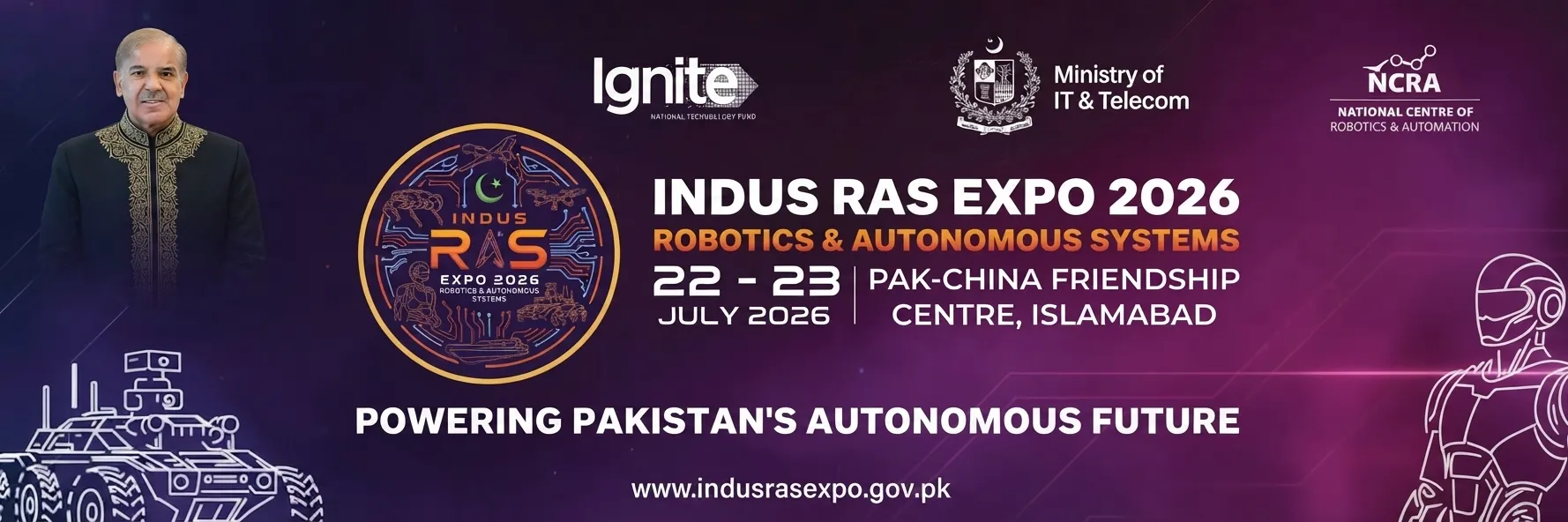 Indus RAS Expo 2026 to Showcase Pakistan's Robotics and AI Innovation