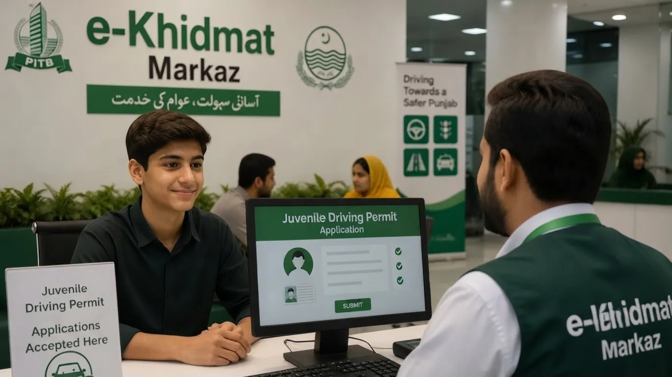 Punjab Launches Juvenile Driving Permits Through e-Khidmat Centers