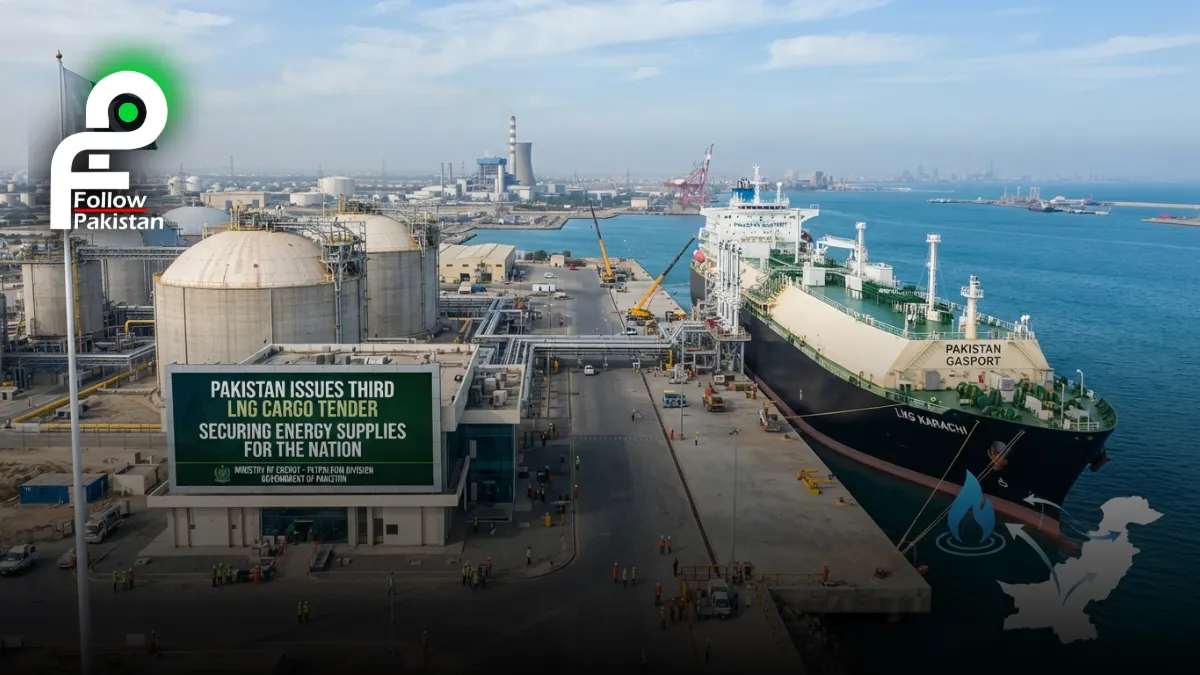Pakistan Issues Third LNG Cargo Tender to Secure Energy Supplies